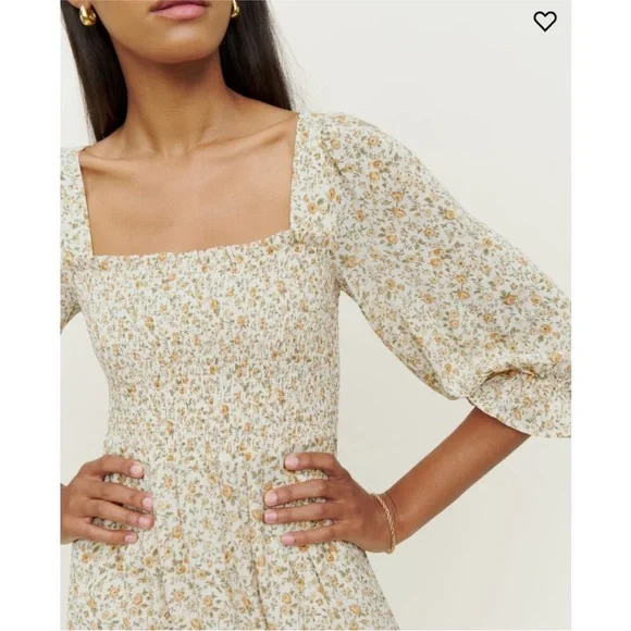 Reformation Fable Dress in Lima Size xl - Picture 5 of 9